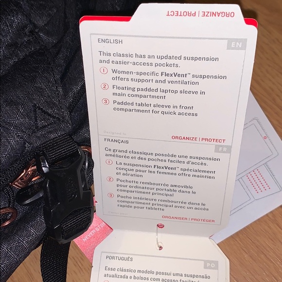 The North Face Borealis Backpack, Black/ Rose Gold - Picture 6 of 16